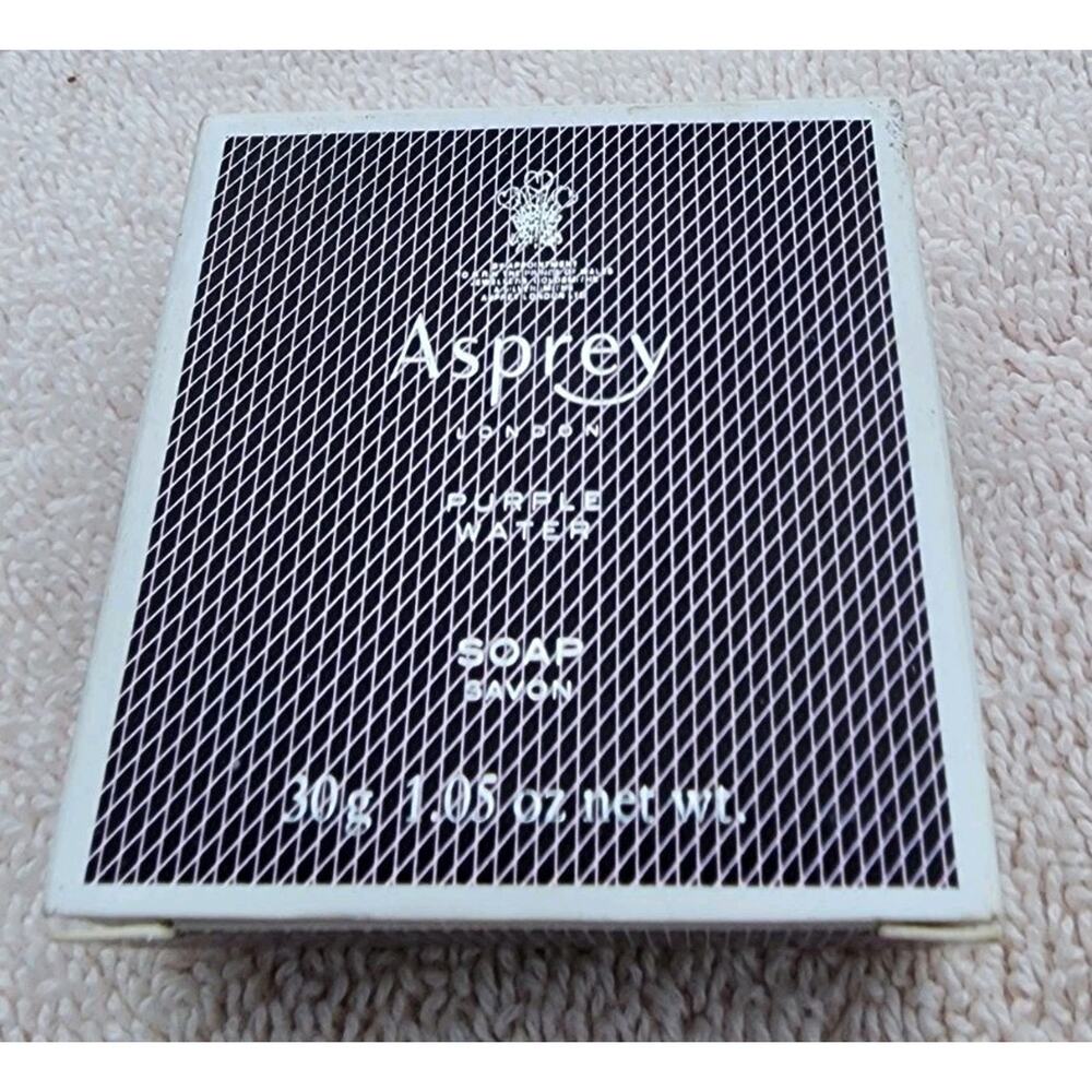 Asprey London Purple Water Travel Soap Bars 30g 1.05 oz Ritz Carlton Beautyg